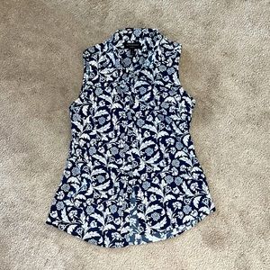 Sleeveless Banana Republic blouse